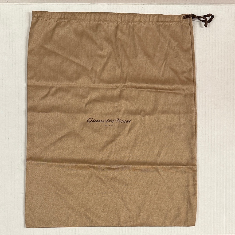 Gianvito Rossi Tan Drawstring Bag